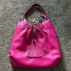 MICHAEL Michael Kors Magenta Leather Purse